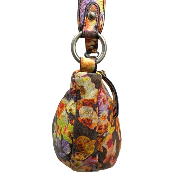 HOBO The‎ Original Phoebe Autumn Orchards Leather Shoulder Bag - Picture 5 of 10